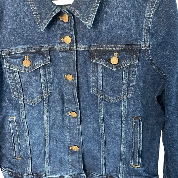 J.CREW BUTTON UP DENIM JEAN JACKET SIZE S - Picture 16 of 16